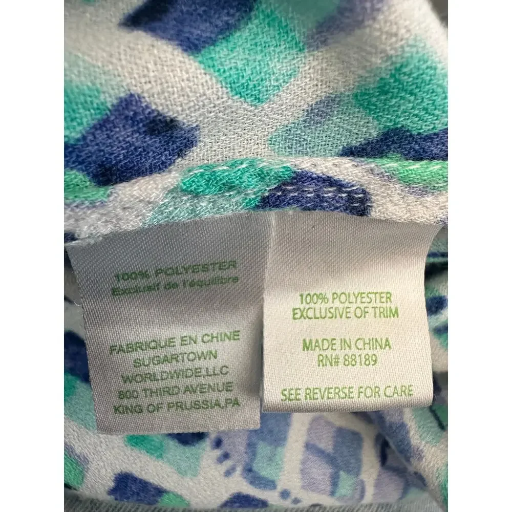 Lilly Pulitzer Jane Child’s Blue and White Maxi Dress  Size 6